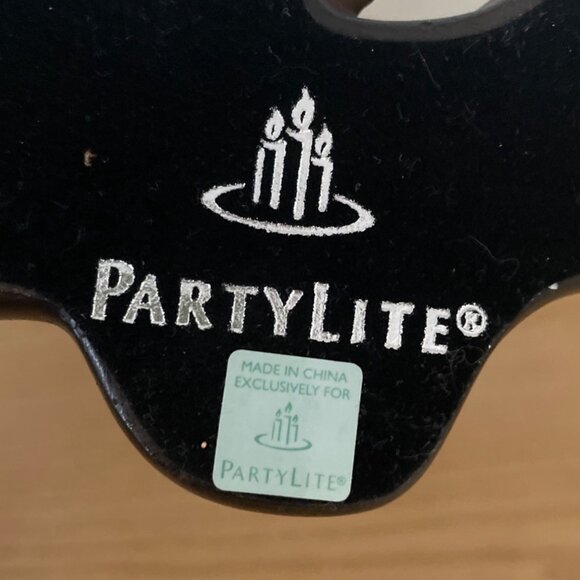 Vtg Partylite Holy Night Creche Nativity Bronze Stable Tealight Votive Holder - Picture 5 of 8